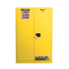 Sure-Grip® EX Combustibles Safety Cabinet For Paint And Ink,60 Gallon,2 Manual Close Doors.-Yellow