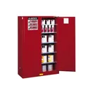 Sure-Grip® EX Combustibles Safety Cabinet For Paint And Ink,60 Gallon,2 Manual Close Doors.-Red
