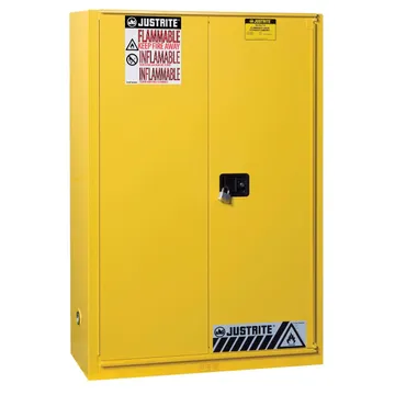 Sure-Grip® EX Flammable Safety Cabinet,45 Gallon,1 Bi-Fold Self-Close Door.