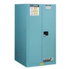 Justrite Sure-Grip® EX Corrosives/Acid Steel Safety Cabinet, 60 Gallon, 2 Self-Close Doors, Blue - 896022