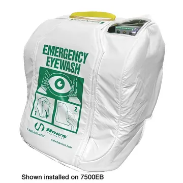 HAWS white thermal protection jacket for 7500 series gravity eyewashes, 9125
