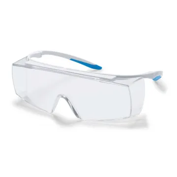 UVEX Super F OTG Safety Glasses, Scratch and Chemical Resistant, Anti-fog - 9169500