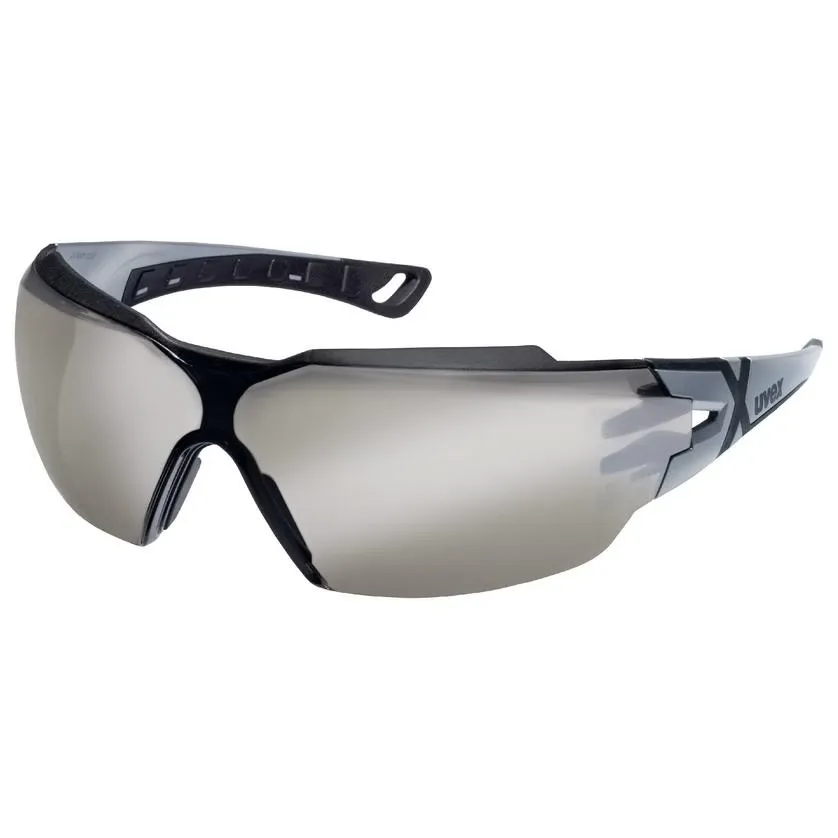 UVEX PHEOS CX2 Safety Glasses, Silver, UV400, Anti-Fog - 9198-888