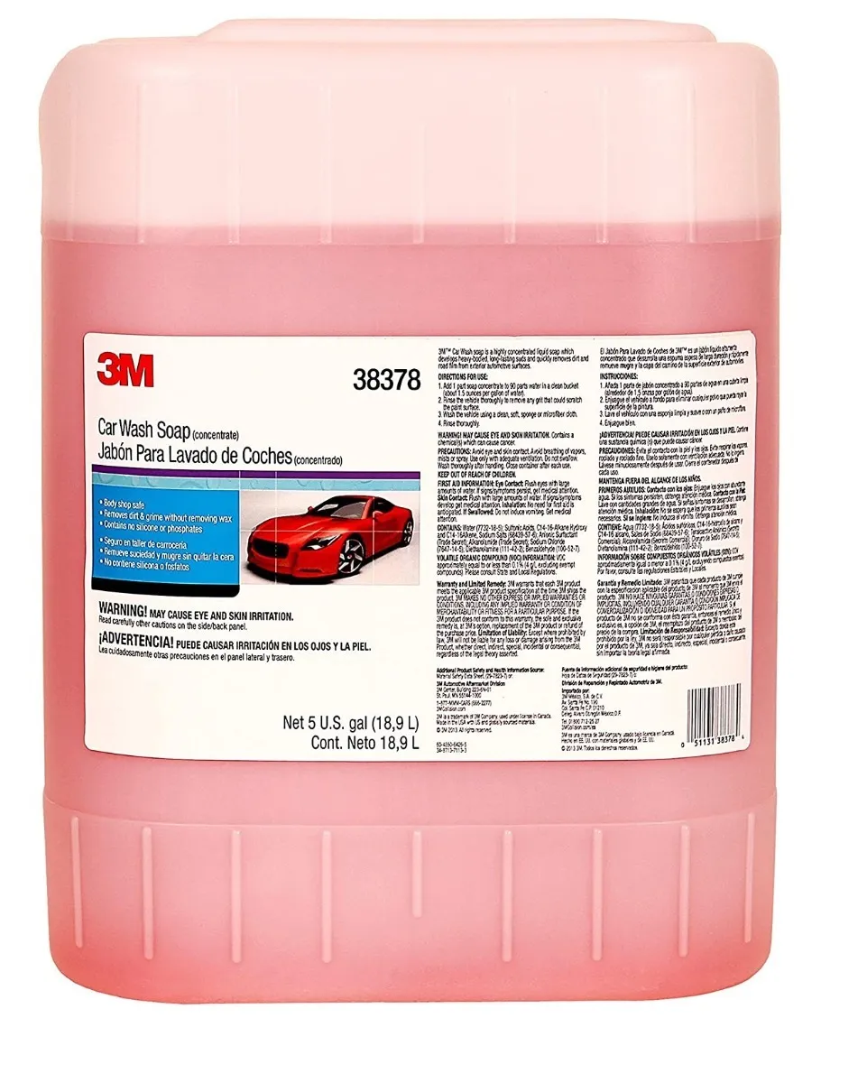 3M™ Car Wash Soap, 5 gal , 38378