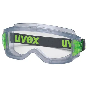 UVEX Ultravision Wide-Vision Goggles, Polycarbonate Clear Lens, Transparent Grey Frame - 9301-105