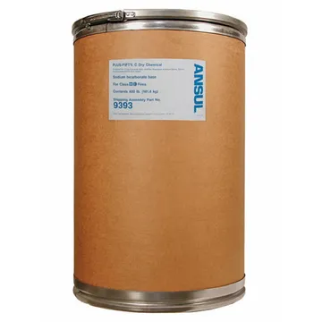 ANSUL Plus-Fifty C Dry Chemical Suppressing Agent, Sodium Bicarbonate, Fiber Drum - 9393