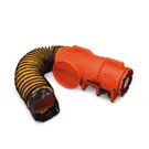 Confined Space Fan 8″ Axial AC Plastic Blower w/ Compact Canister & Ducting 9533-25