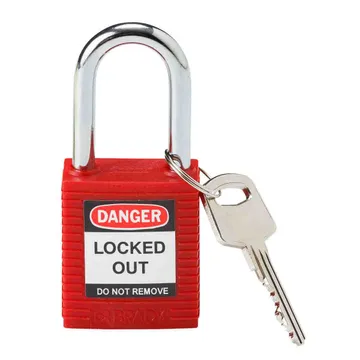 Safety Padlock - Nylon Body with Steel Shackle - 05134