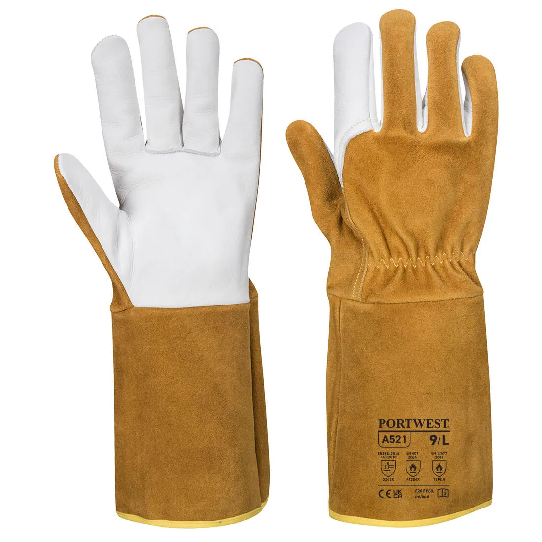 TIG Welding Gauntlet A521 - Precision & Heat Protection