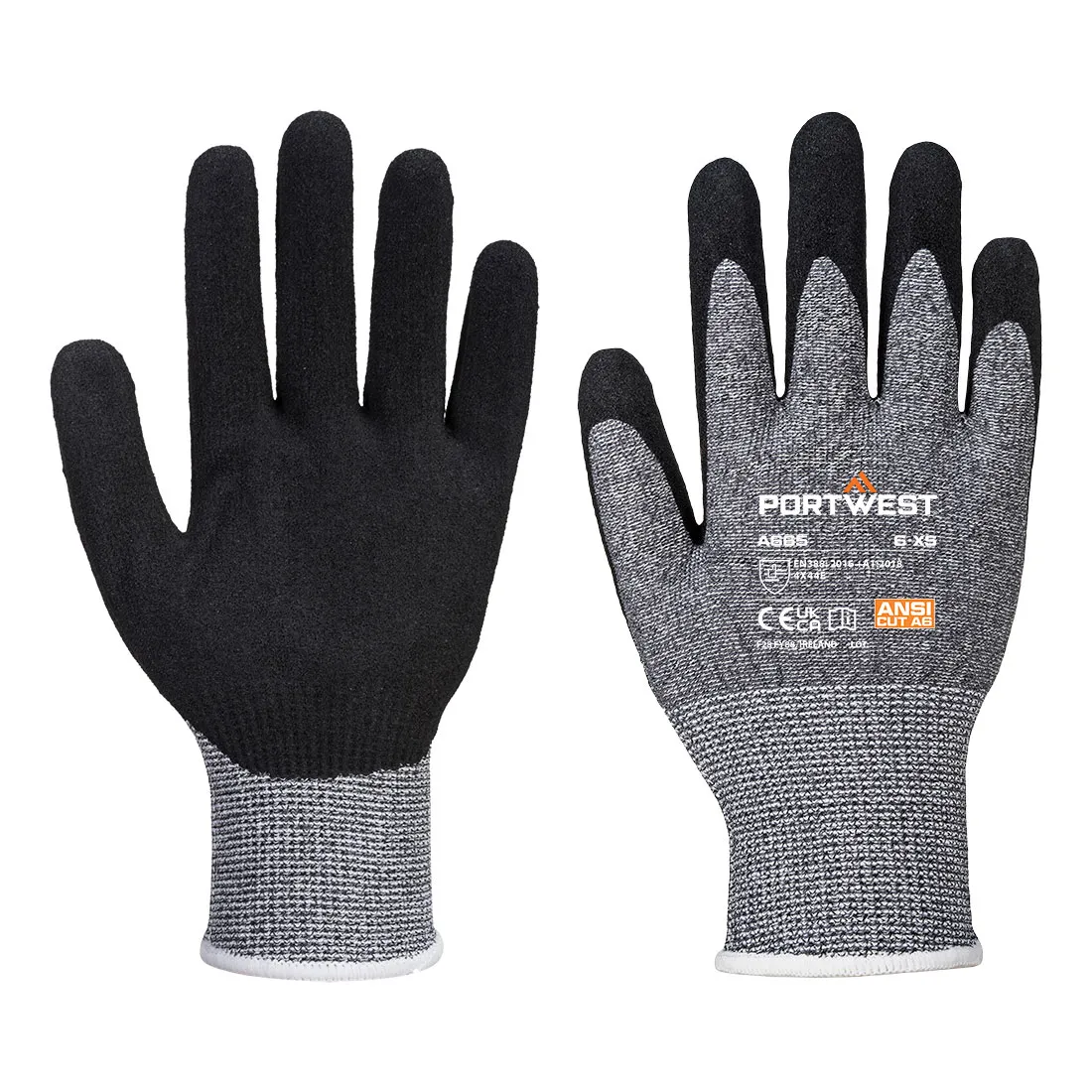 Portwest Cut Resistant E13 Nitrile Glove, Grey - A665 