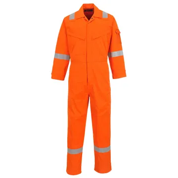AF73 Araflame Silver Coverall featuring flame resistance, durability, and comfort for industrial use