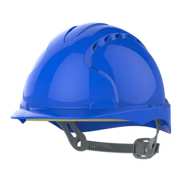 JSP EVO®2 Safety Helmet, Slip Ratchet, Vented, Blue - AJF030-050-500