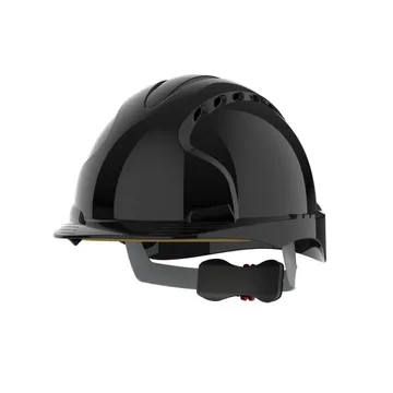 JSP EVO®3 Safety Helmet, Wheel Ratchet, Vented, Black - AJF170-001-100