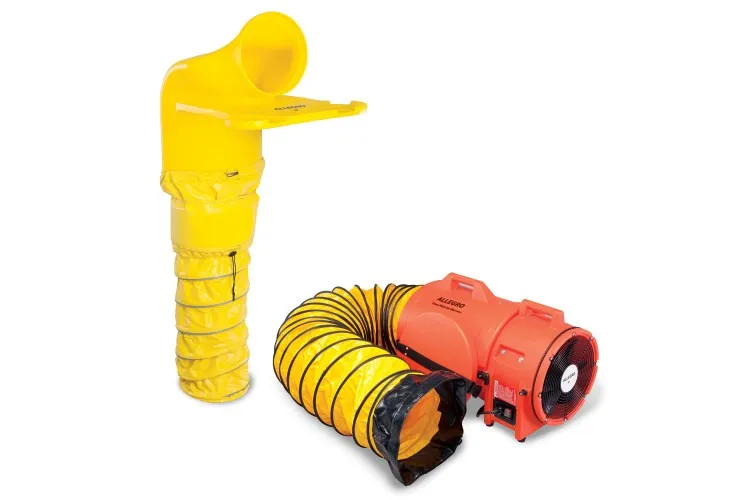 ALLEGRO 9520-43M Confined Space Kit with 12-inch Axial Plastic Blower 9543 and 12-inch MVP