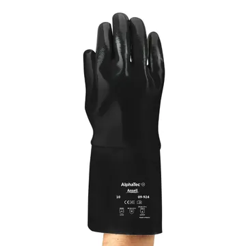 Ansell AlphaTec® 09-924 Chemical Gloves, Neoprene Coated, Cotton Liner, X-Large