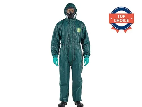Ansell AlphaTec 4000 Protective Body Suit Ultrasonically Welded Seams Model 111
