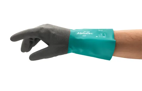 Ansell AlphaTec® Chemical-Resistant Grip Gloves SKU 58-270