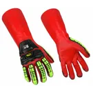 Ansell RINGERS® PVC-Coated Chemical Impact Resistant Medium Cuff Gloves R-074