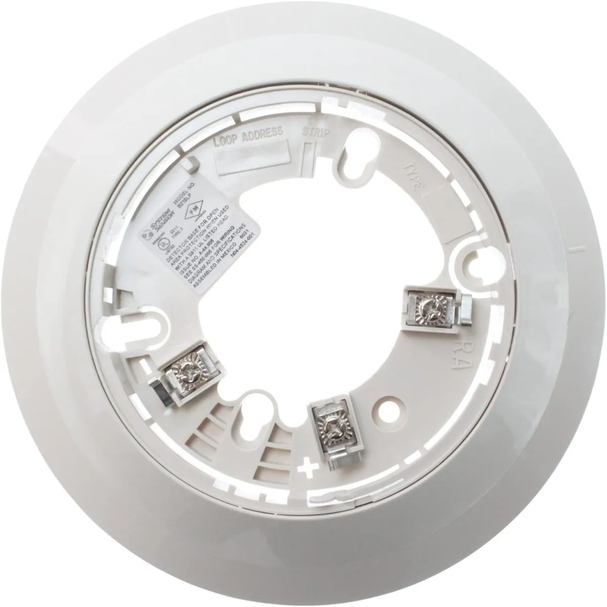 B210LP Plug-in Notifier Detector Base