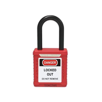 قفل أمان نايلون بوشي، 1-1/2 بوصة، أحمر - BD-G10