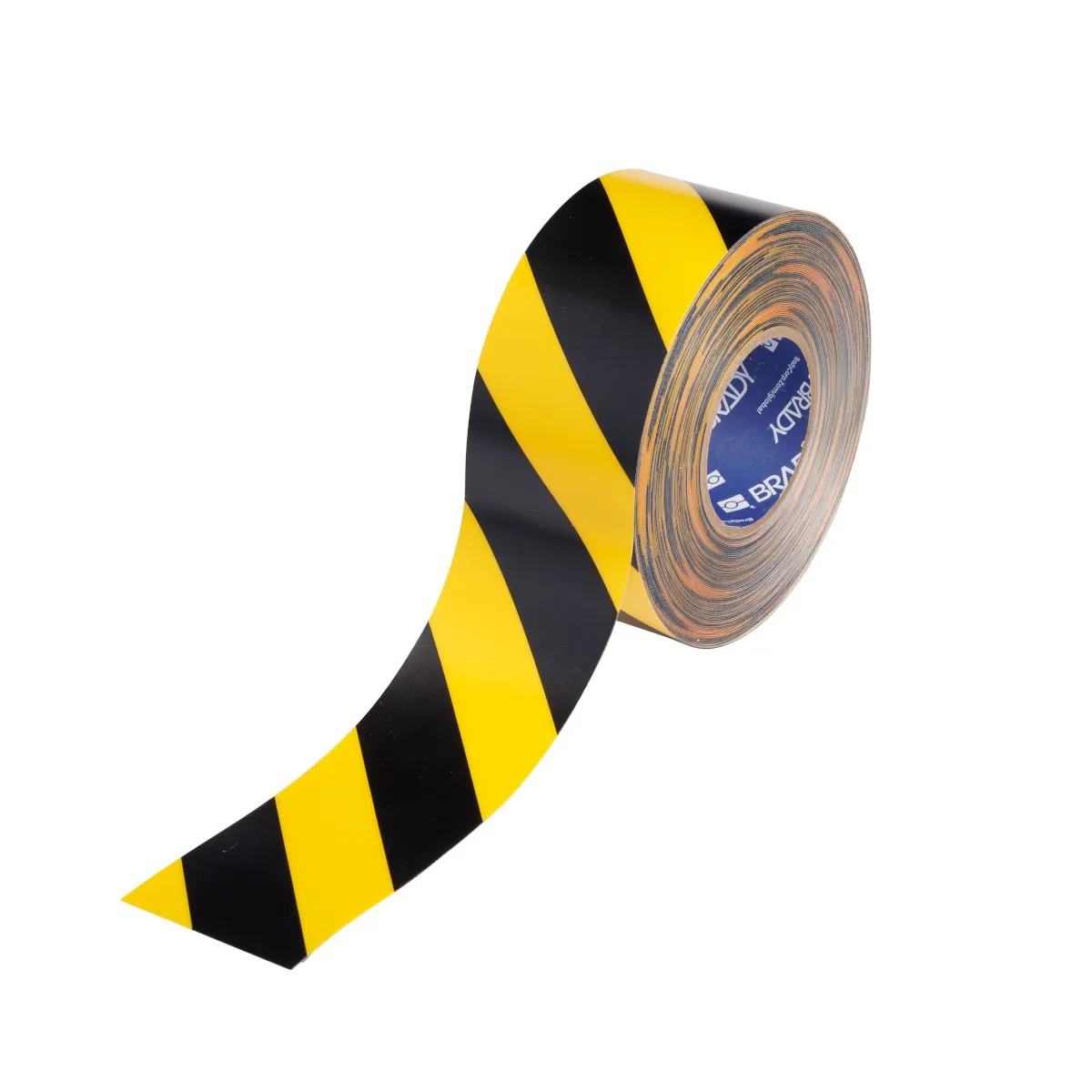 Brady B-553 ToughStripe Max striped floor tape 3 inch yellow black 177018