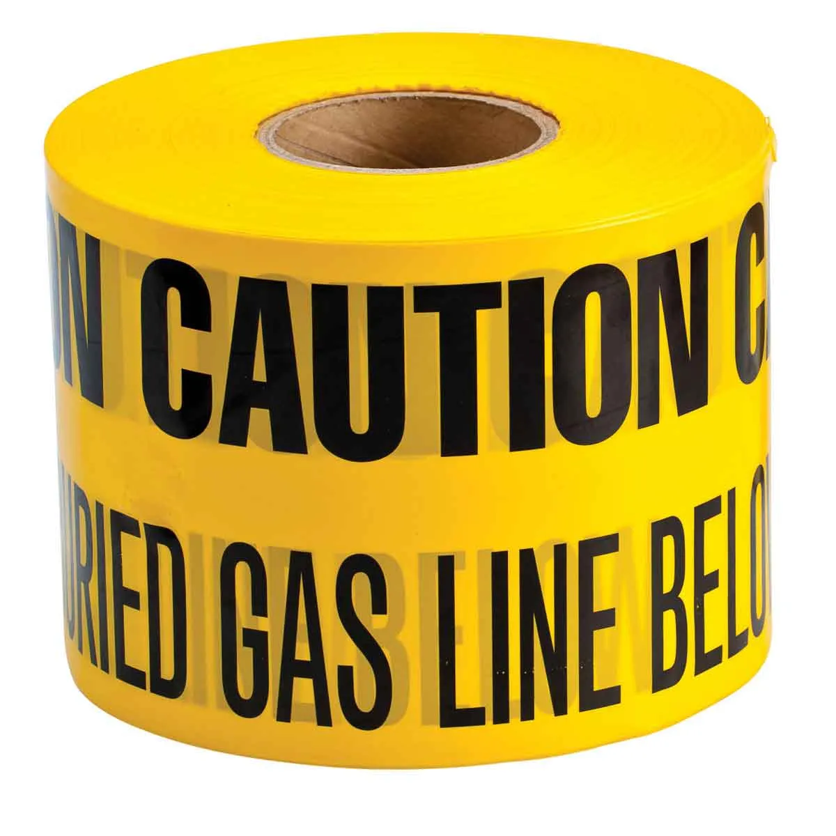 Brady B-720 Underground Warning Tape Yellow, 6" Wide, 1,000 ft. Roll, 4 mil Thick Polyethylene - SKU 91294
