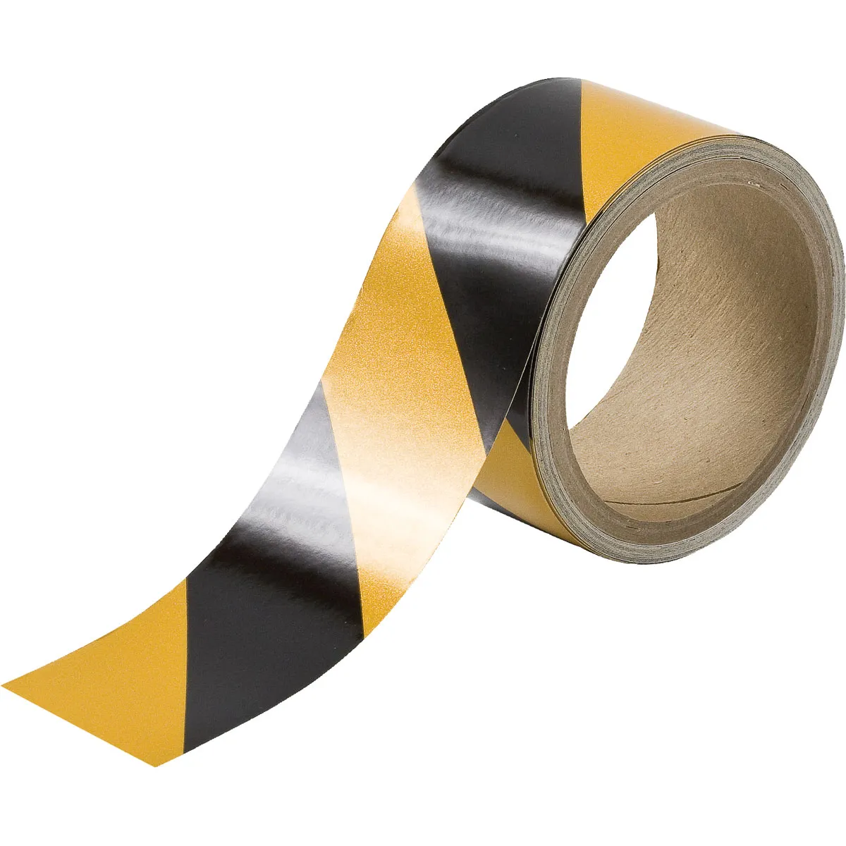 Brady Reflective Striped Tape Black Yellow 78130