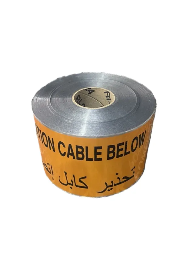 Brady B-721 orange underground warning tape 6x1000 ft with Arabic & English text – SKU 42-119