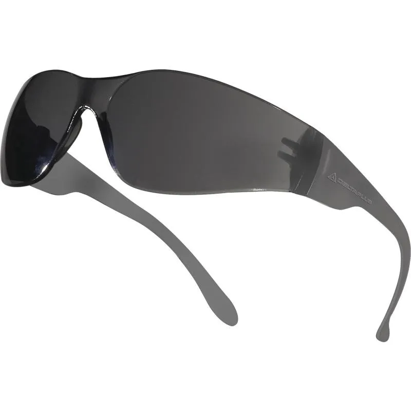 DELTAPLUS Monobloc Polycarbonate Glasses, Dark - BRAV2FU