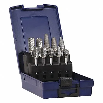 مجموعة كربيد بور 1/4. Shank 10pcs.