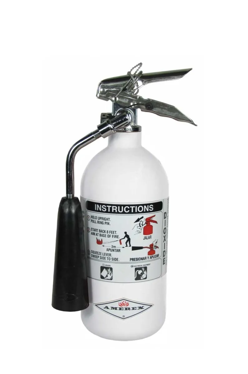 Amerex Non-magnetic CO2 Fire Extinguisher, 5 lb - Model 322NM
