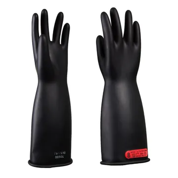 NOVAX® Electrical Rubber Glove, Black, Class 0, Length 280 - 0BK-100-S1-280