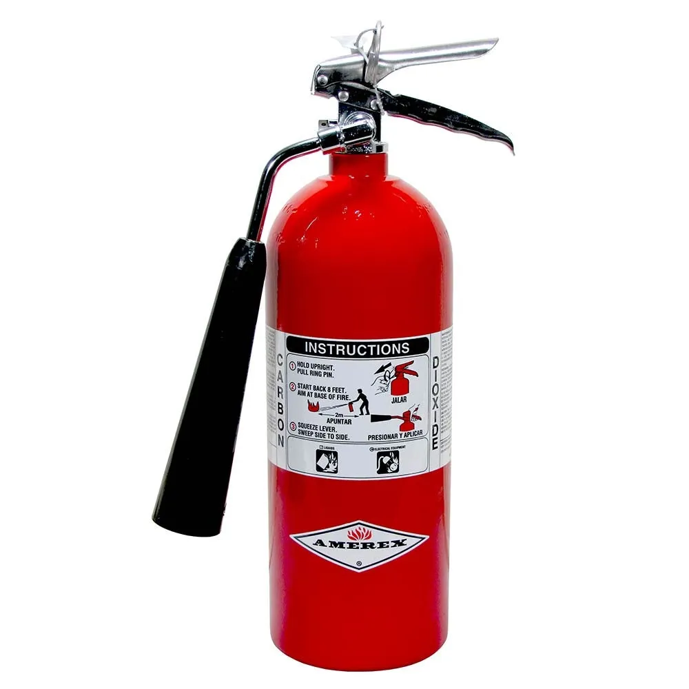 超希少日本製NIRVANA Fire Extinguisher Laura002 AMEREX 5 lb. CO2 Fire Extinguisher - Model 322