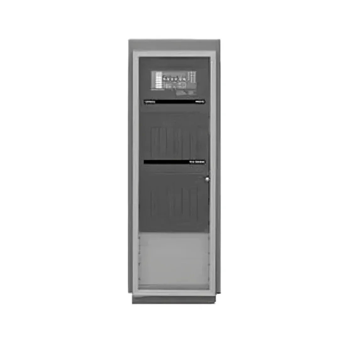 Simplex 2975-9442: Box with Glass Door and Dress Panel, 2 Bay, RED