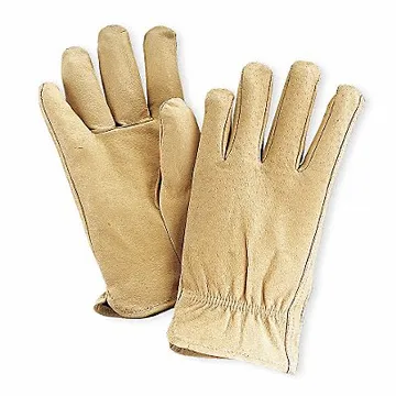 D1592 Leather Gloves Beige M PR