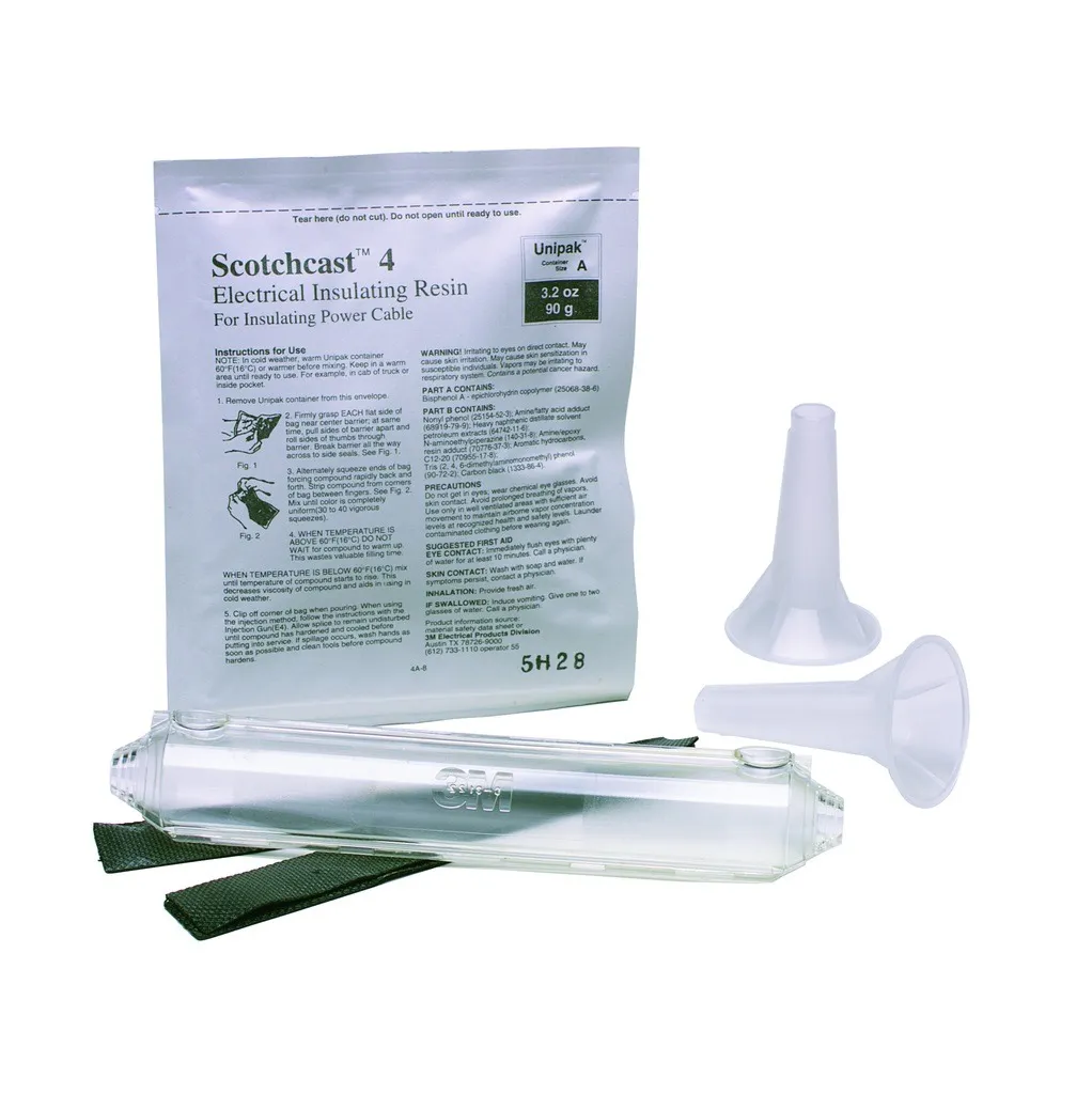 3M™ Scotchcast™ Inline Resin Power Cable Splice Kit 82-A1N, Up to 2 AWG, 1/Box, 10/Case
