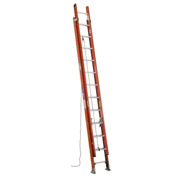 WERNER 24FT Type IA Fiberglass D-Rung Extension Ladder - D6224-2