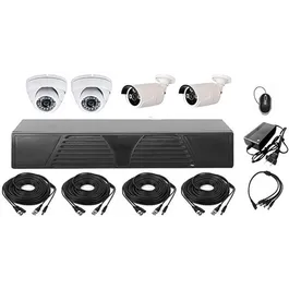 CCTV Camera Kit 2.0mp DVR Kits Pack