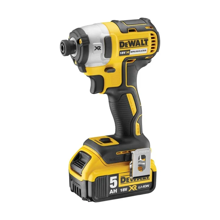 DEWALT 18V XR بدون فرش 1/4 "سائق التأثير - 2 × 5AH - DCF887P2 -GB