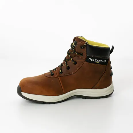 Delta Plus Brown Water-Resistant Work Shoes SAGAS3-BG