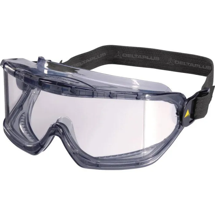 Delta Plus GALERAS CLEAR Polycarbonate Adjustable Ventilated Safety Goggles GALERAS-CLEAR
