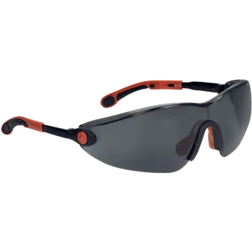 Delta Plus VULCANO2-SMOKE flexible smoked-lens safety glasses