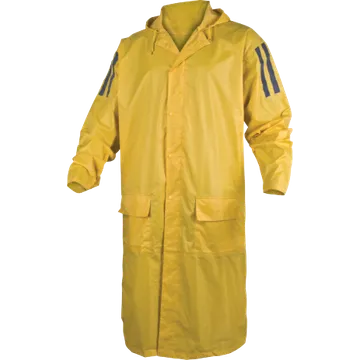 Delta Plus Waterproof Raincoat MA400JATM with durable and breathable reinforced fabric