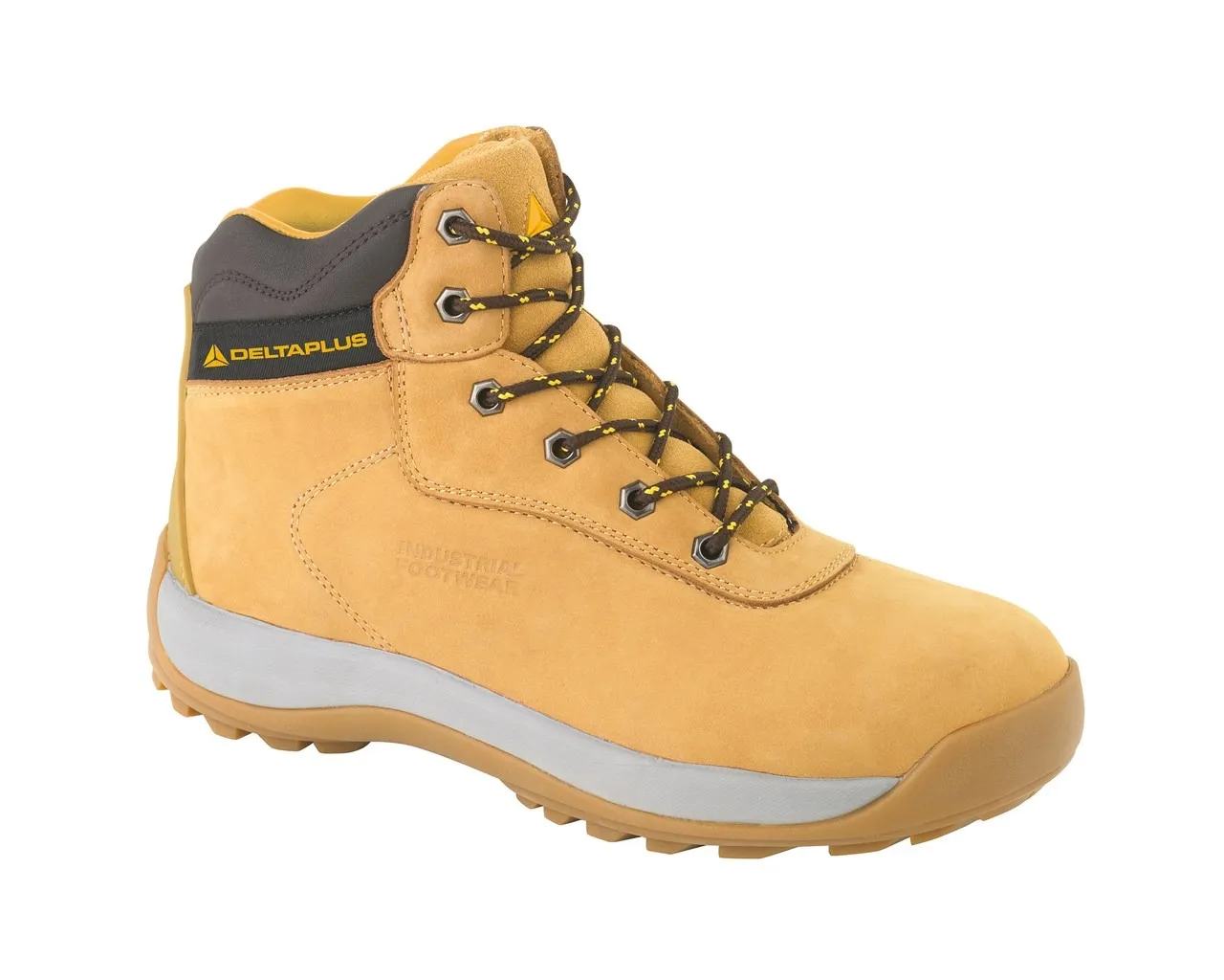 DeltaPlus SAGA S3 SRC Composite Safety Boots in Nubuck Leather, Beige