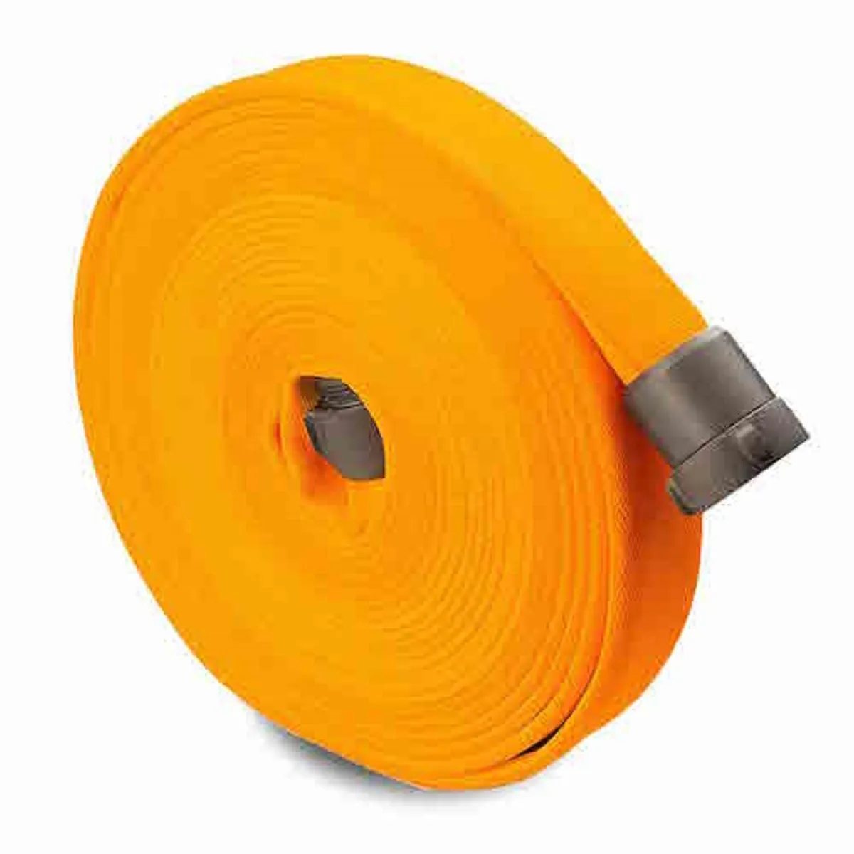 FIREQUIP Fire Hose DJ 800, Rubber Lined, Orange, 2.5x100 NST - DJ25OD