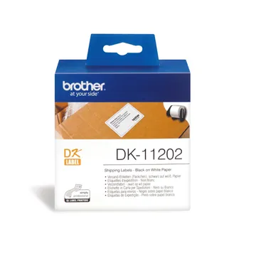 Brother Genuine Die-cut Paper Label, Shipping Labels - DK-11202