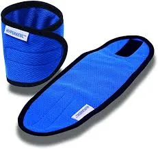 Evaporative Cooling Wrist Wraps-Blue, One Size