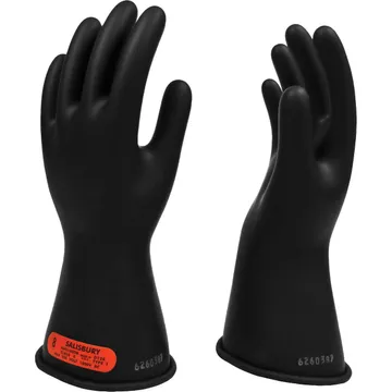 Salisbury E011B Lineman Gloves Class 0 Low Voltage 11'' Black