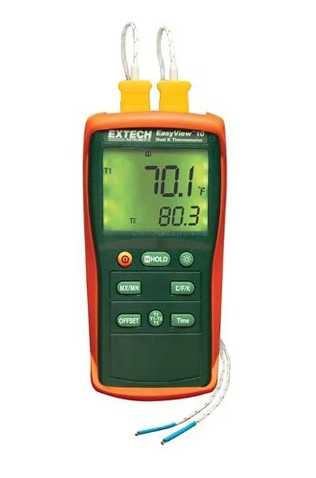 EXTECH EA10 EasyView™ Dual Input Thermometer