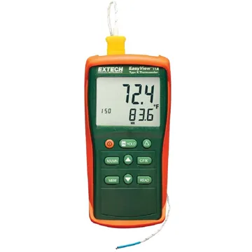 EXTECH EasyView™ Type K Single Input Thermometer - EA11A